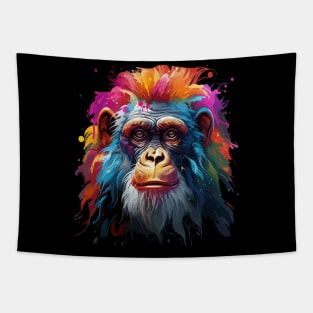 Monkey Rainbow Tapestry