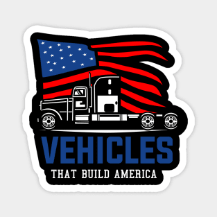 AMERICAN TRUCK CARTOON Magnet