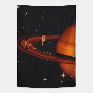 Saturn and Us Tapestry