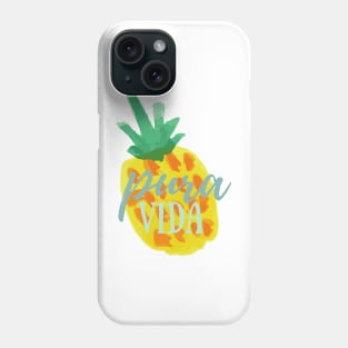 Pura Vida Pineapple Phone Case