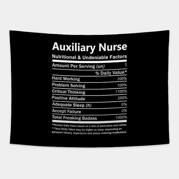 Auxiliary Nurse - Nutritional Factors Tapestry by Skull Over Love