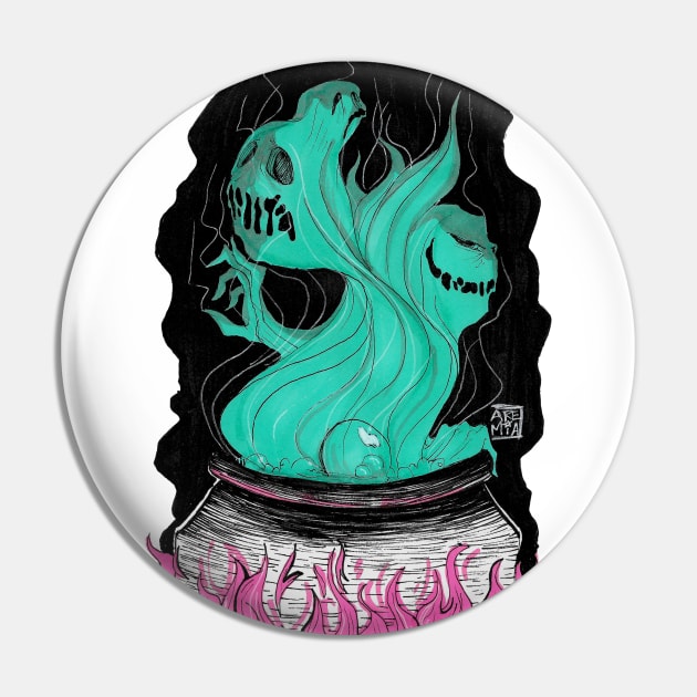 Cauldron ghost creepy spooky soul demon Pin by Aremia17