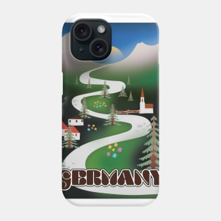 Germany Vintage travel poster Phone Case