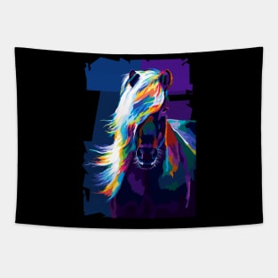 Animals Horse Pop Art Tapestry