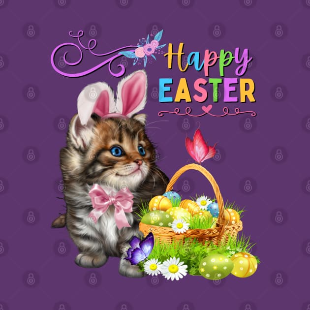 Happy Easter Kitten by Hypnotic Highs