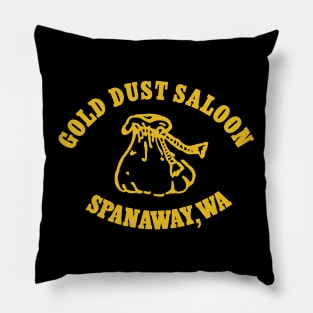 Vintage Spanaway Gold Dust Saloon Pillow