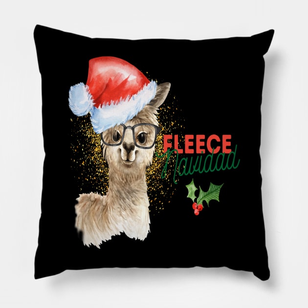 Fleece Navidad Pillow by 1AlmightySprout