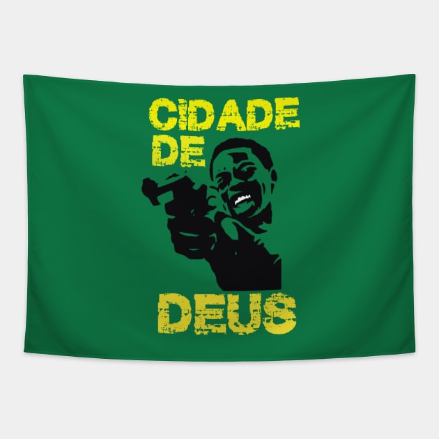 Cidade de Deus - City of God - Ze Pequeno Tapestry by SaintandSinner