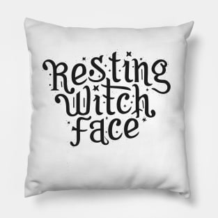 Resting Witch Face Pillow