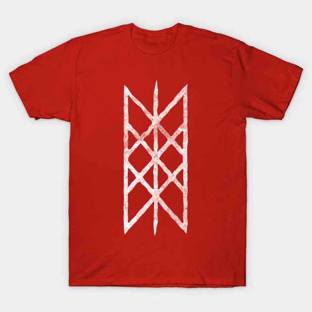 Discover Web of Wyrd - White Rune - Minimalist - T-Shirt