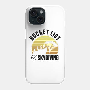 Skydiving Skydiver Parachuting Parachute Skydivers Phone Case