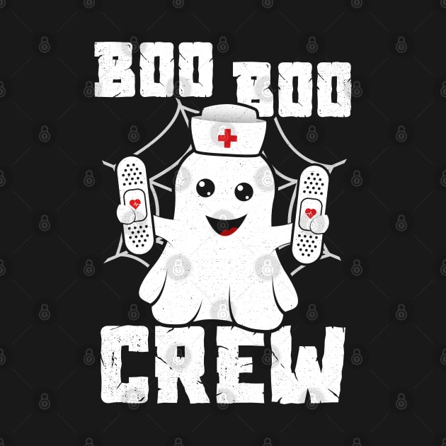 Boo Boo Crew Cute Nurse Ghost Costume Girls Funny Halloween by trendingoriginals