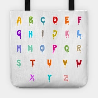 Alphabet Drips Tote