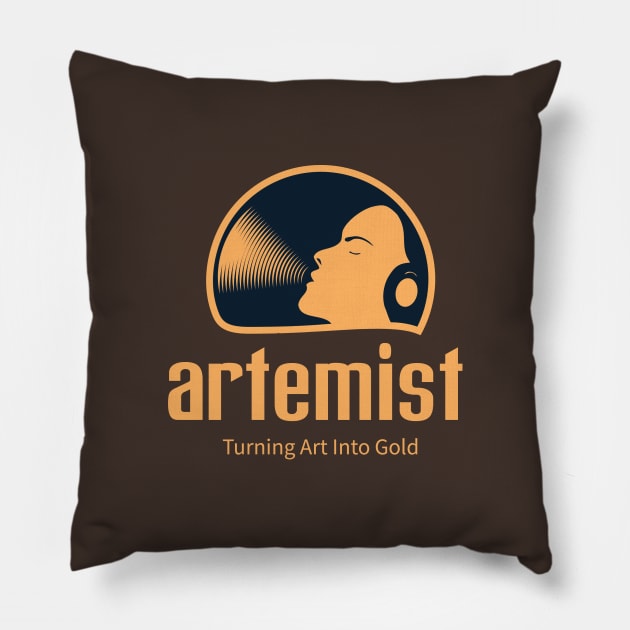 Artemist Pillow by onebadday