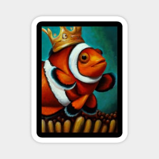 Clown fish with a Crown Magnet