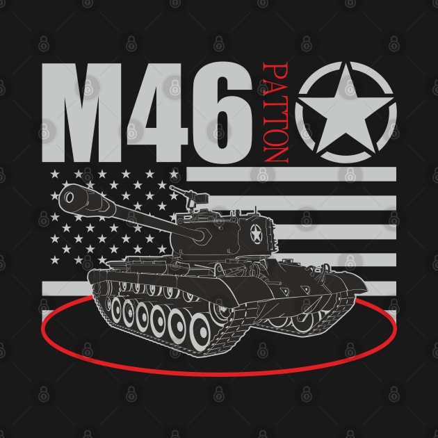 US tank M46 Patton by FAawRay