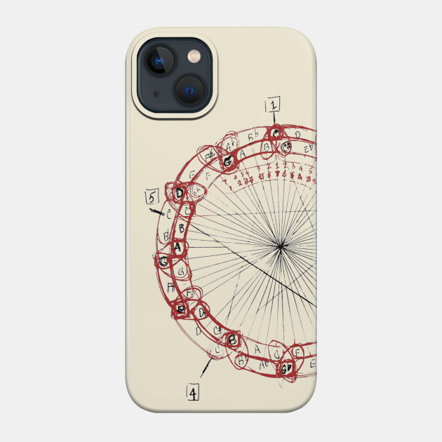 John Coltrane - Circle of Fifths - John Coltrane - Phone Case