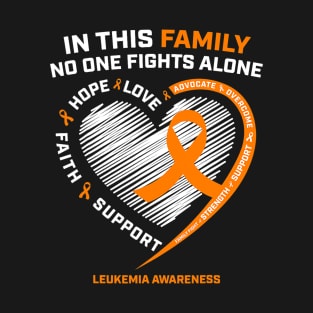 Family Fight Leukemia Awareness Products T-Shirt