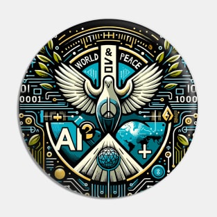 World Day of Peace 2024: AI Harmony Design Pin