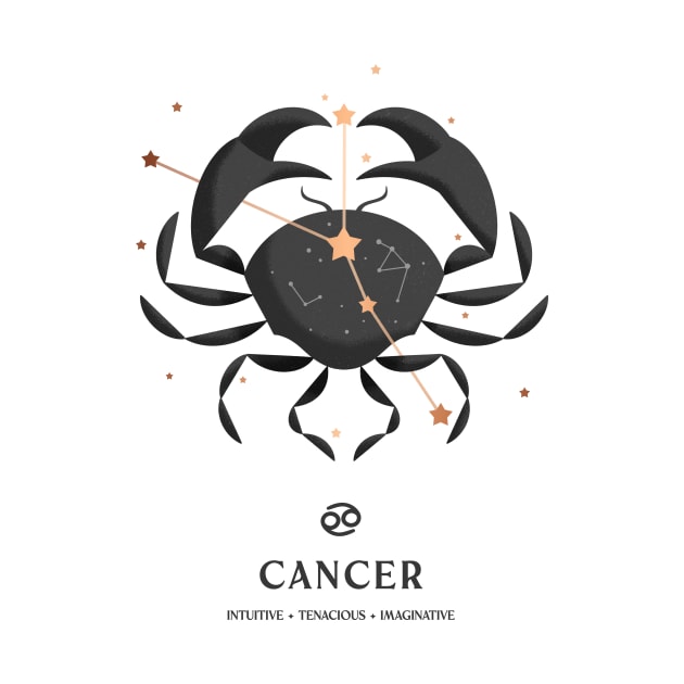 Cancer Constellation Zodiac Series by paulineberger