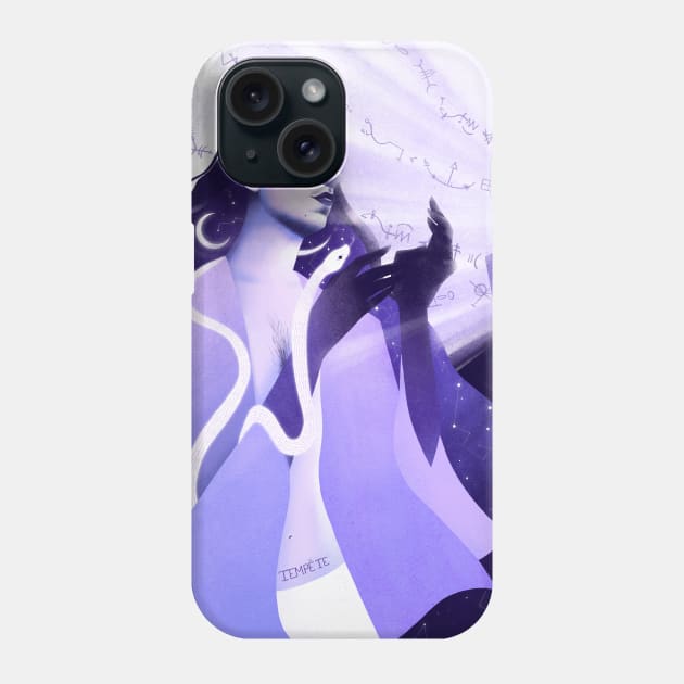 The Magician Phone Case by Aurore Thill