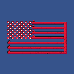 USA Flag like T-Shirt