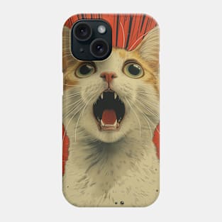 Shocked Cat I Phone Case