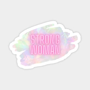 STRONG WOMAN Y2K aesthetic Magnet