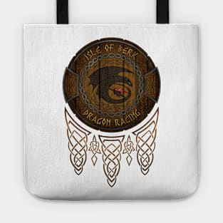 dragon racing Tote