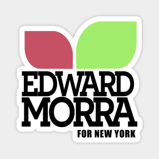 Edward Morra for New-York - black text Magnet