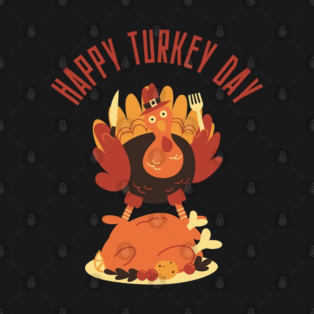 Funny Eating On Turkey Day by Jaman Store