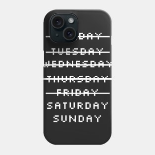 Days of the week Phone Case