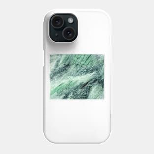 Abstract Oil Painting Emerald Green 11c1 Phone Case