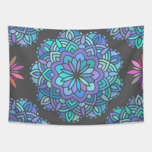 Colorful mandala design Tapestry