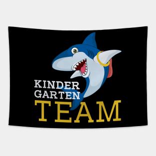 Shark Kindergarten Team Back To School Teacher Student Tapestry