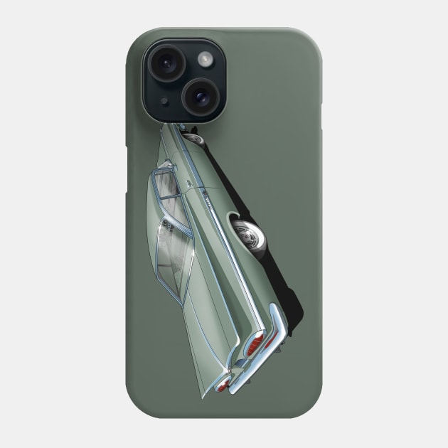 1959 Chevrolet Impala in Aspen Green Phone Case by candcretro