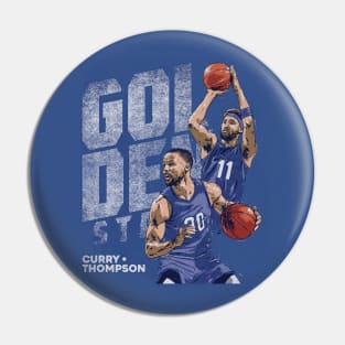 Steph Curry & Klay Thompson Golden State Duo Pin