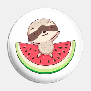 Watermelon Tropical Fruit Pin