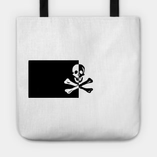 Skull Cross Bones Pirate Skeleton Tote