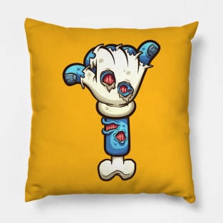 Zombie hang loose hand Pillow