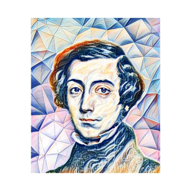 Alexis de Tocqueville Portrait | Alexis de Tocqueville Artwork 12 by JustLit