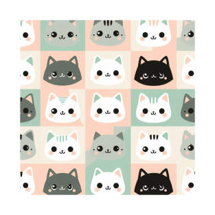 Kitten Pattern 2 T-Shirt