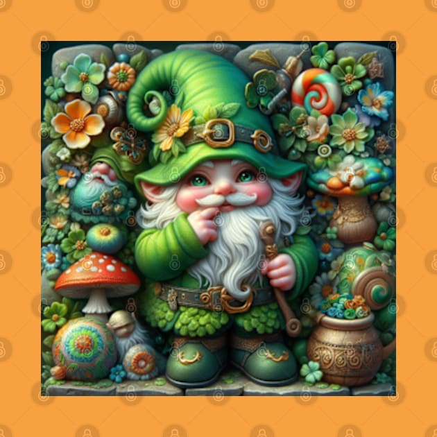 Gnome St. Patrick's Day by Fanciful Wonder