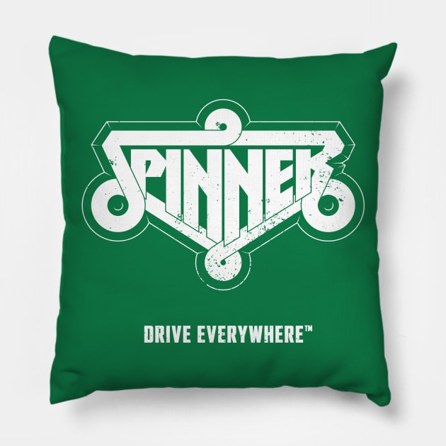 Spinner (aged look) Pillow by MoviTees.com