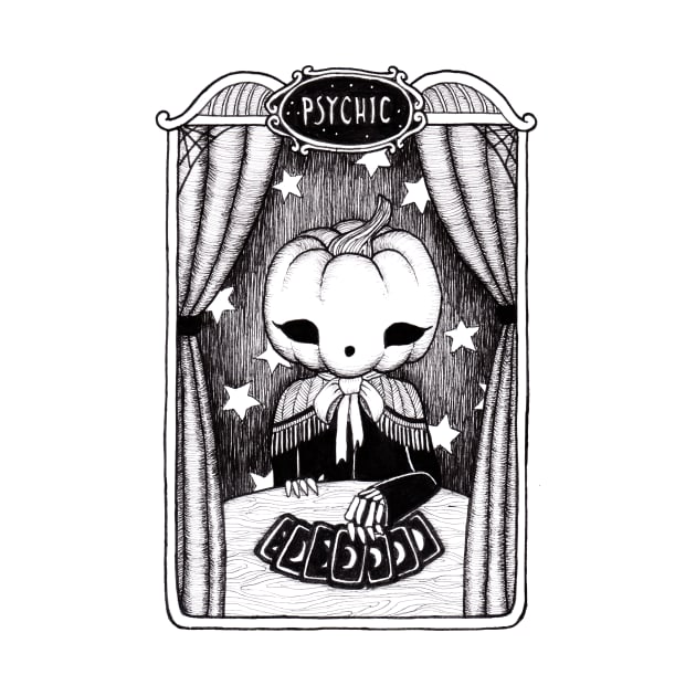 Pumpkin Psychic by Marcies Art Place