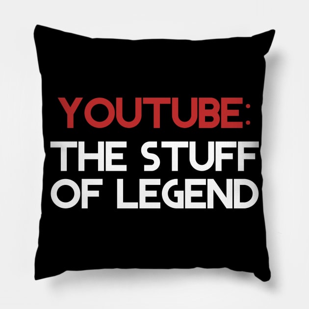 YT: THE STUFF OF LEGEND (Share & Subscribe) Pillow by TSOL Games