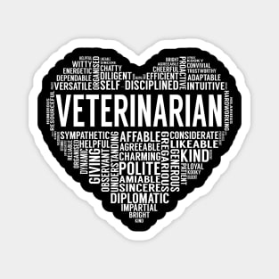 Veterinarian Heart Magnet