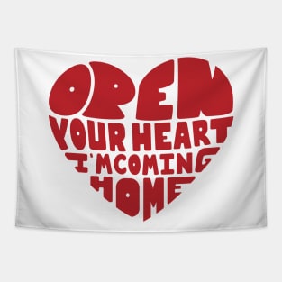 Open Your Heart Tapestry