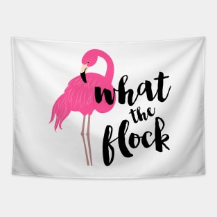 What The Flock Flamingo Tapestry