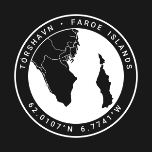 Torshavn Map T-Shirt